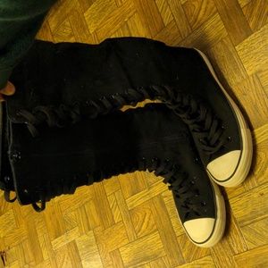 Knee high converse knock offs